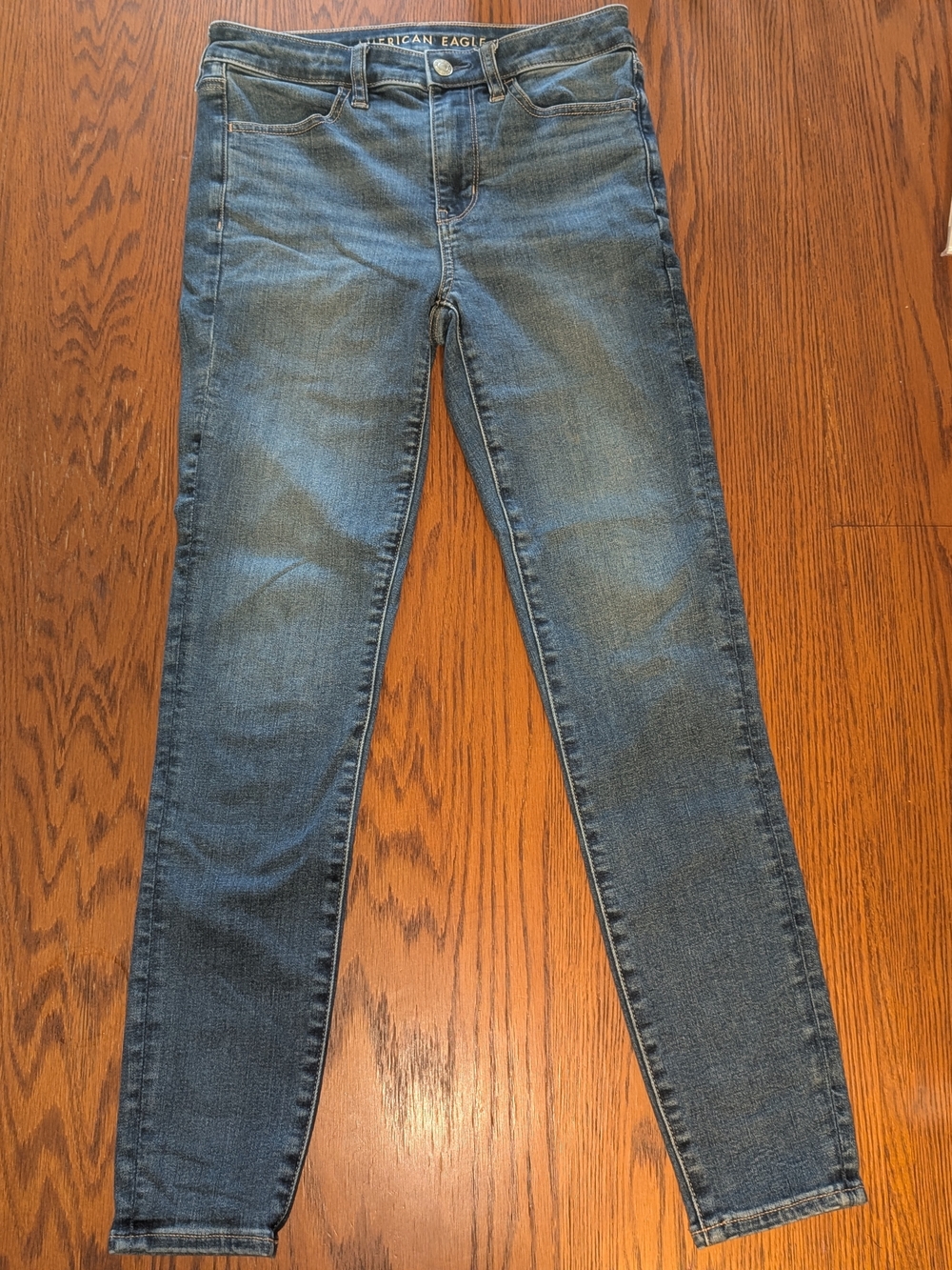 American Eagle Outfitters Women's Blue Skinny Jeans